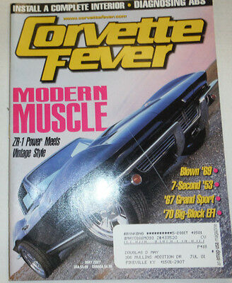 Corvette Fever Magazine Modern Muscle & ZR-1 Power May 2001 030215r