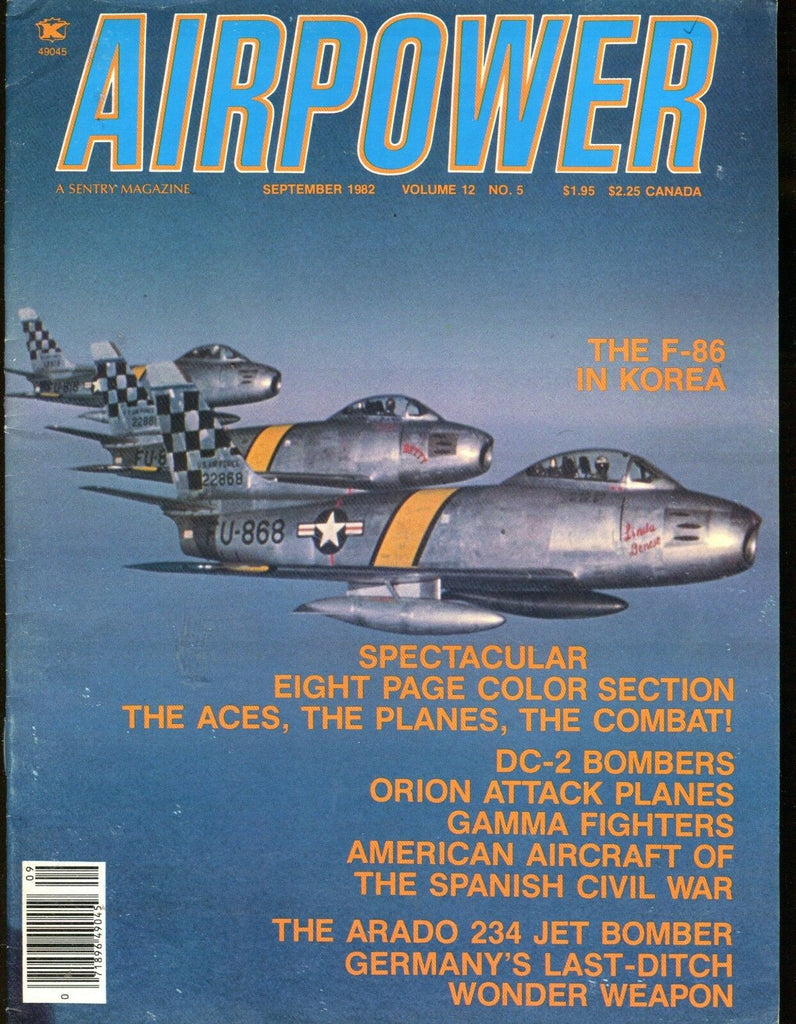 Airpower Magazine September 1982 F-86 Korea EX No ML 013117jhe