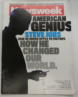 Newsweek Magazine Steve Jobs & Hurricane Politics September 2011 051915R