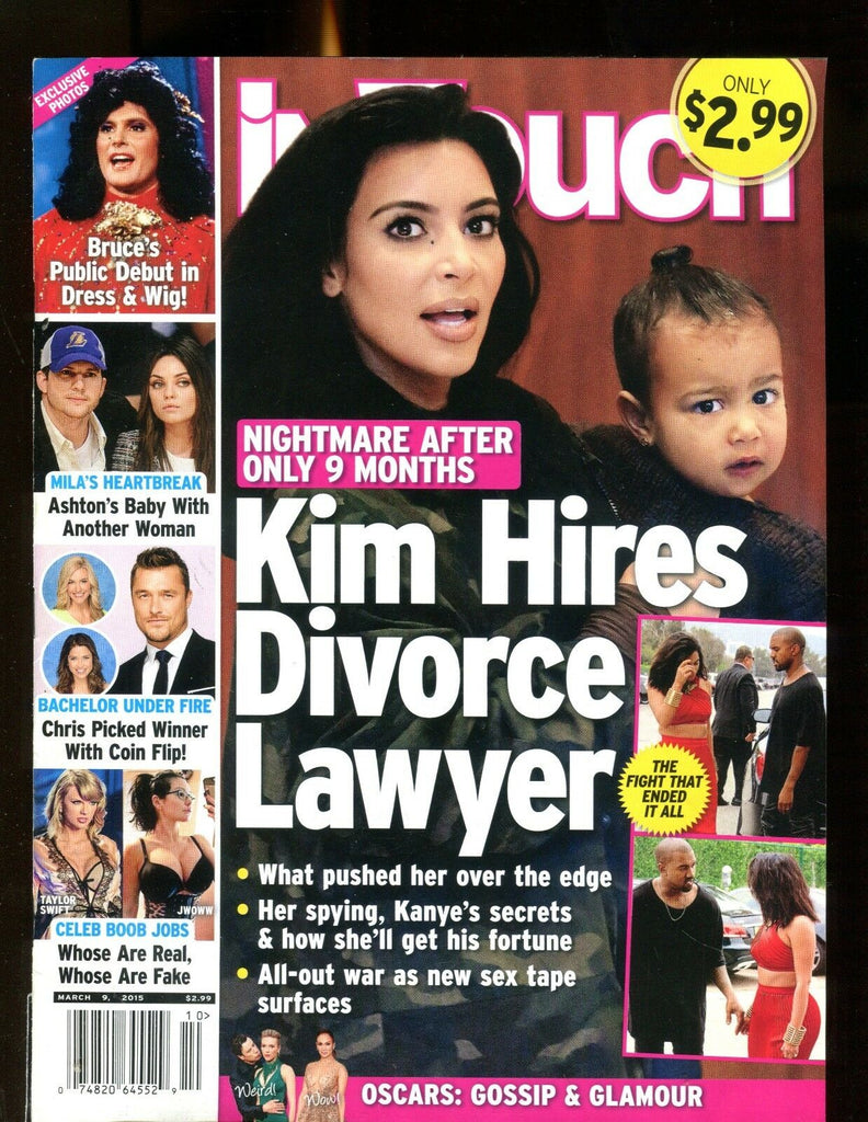 In Touch Magazine March 9 2015 Kim Kardashian EX No ML 122216jhe