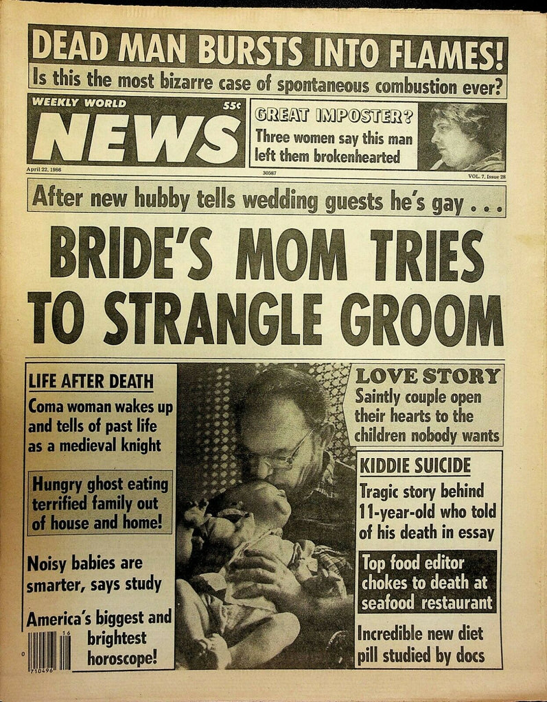 Weekly World News April 22 1986 Joan Collins Julie Hayak 072820ame