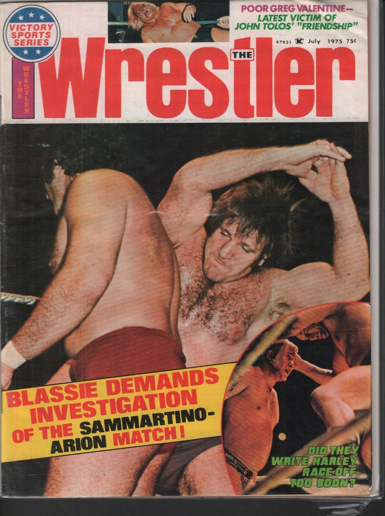 The Wrestler Magazine July 1975 Sammartino Arion Greg Valentine 010418AME