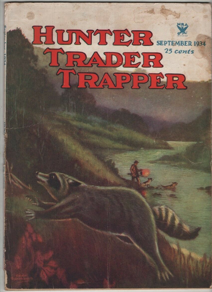Hunter Trader Trapper Mag Harry Tracy & Bass September 1934 021021nonr