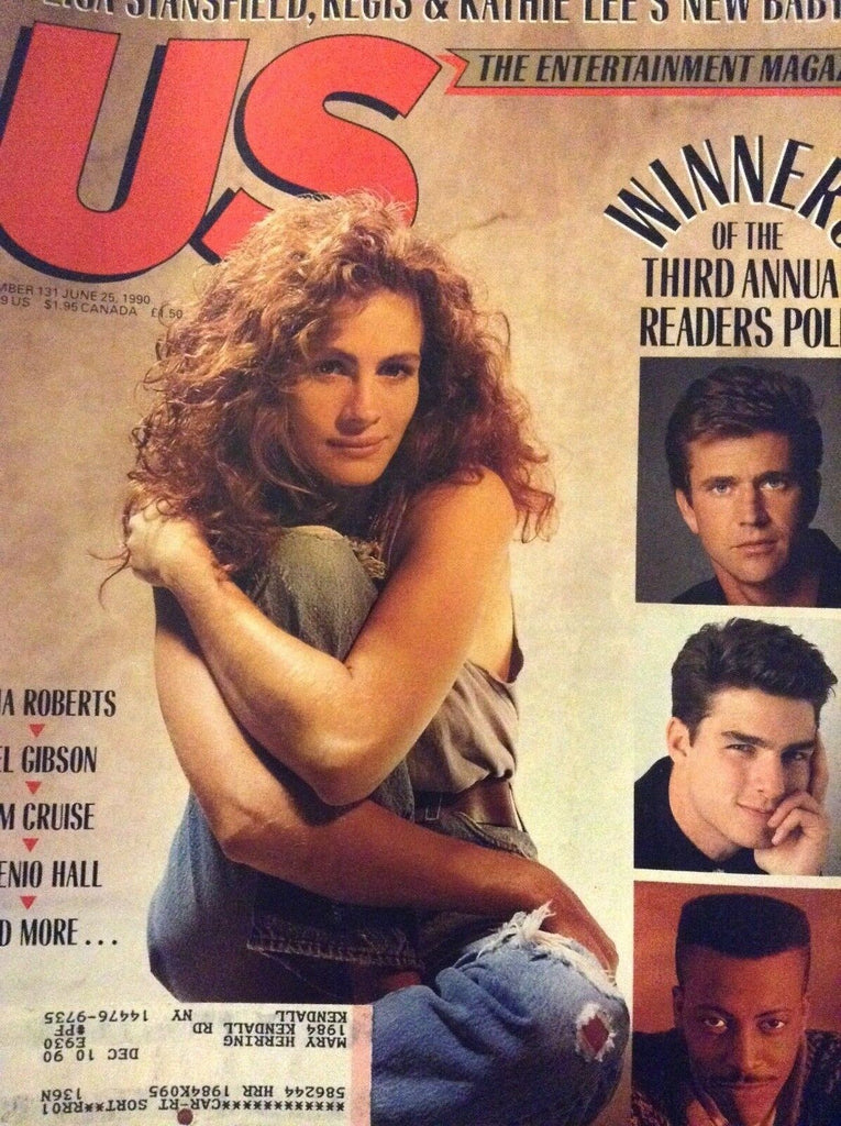 Us Magazine Julia Roberts Mel Gibson June 25, 1990 010319nonrh