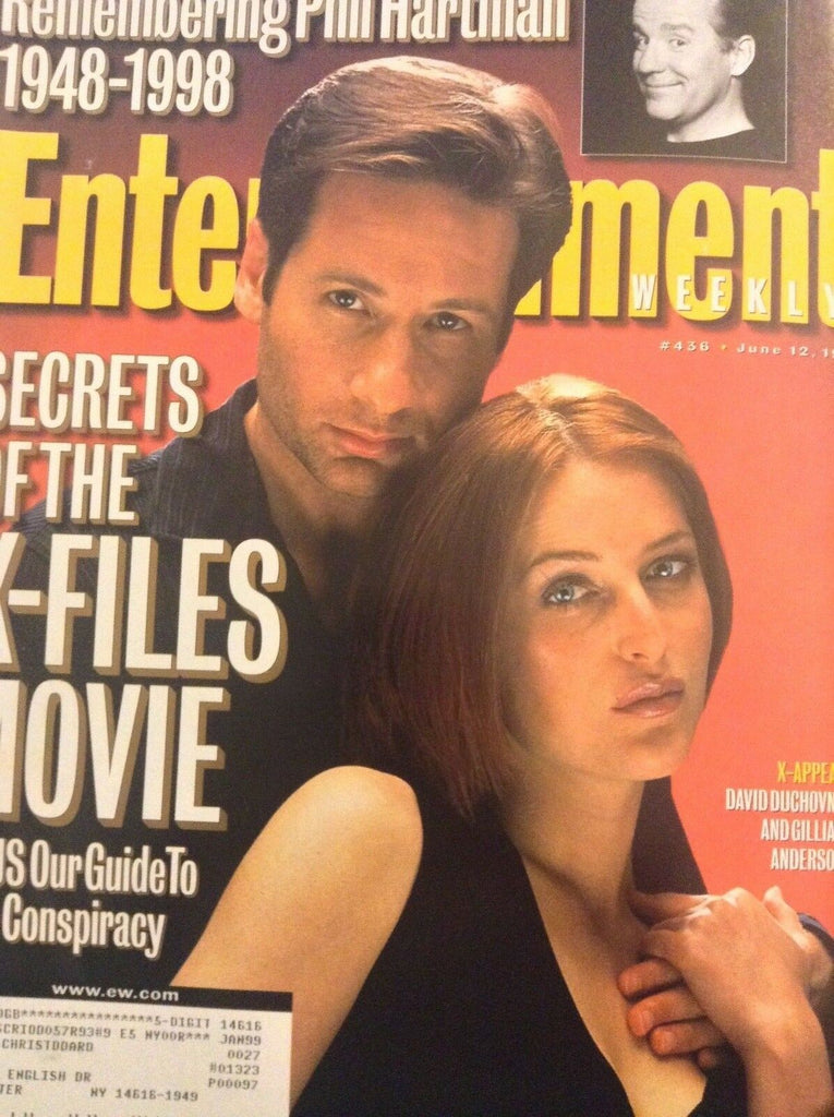 Entertainment Weekly Magazine X-Files David Duchovny June 12, 1998 080218nonrh