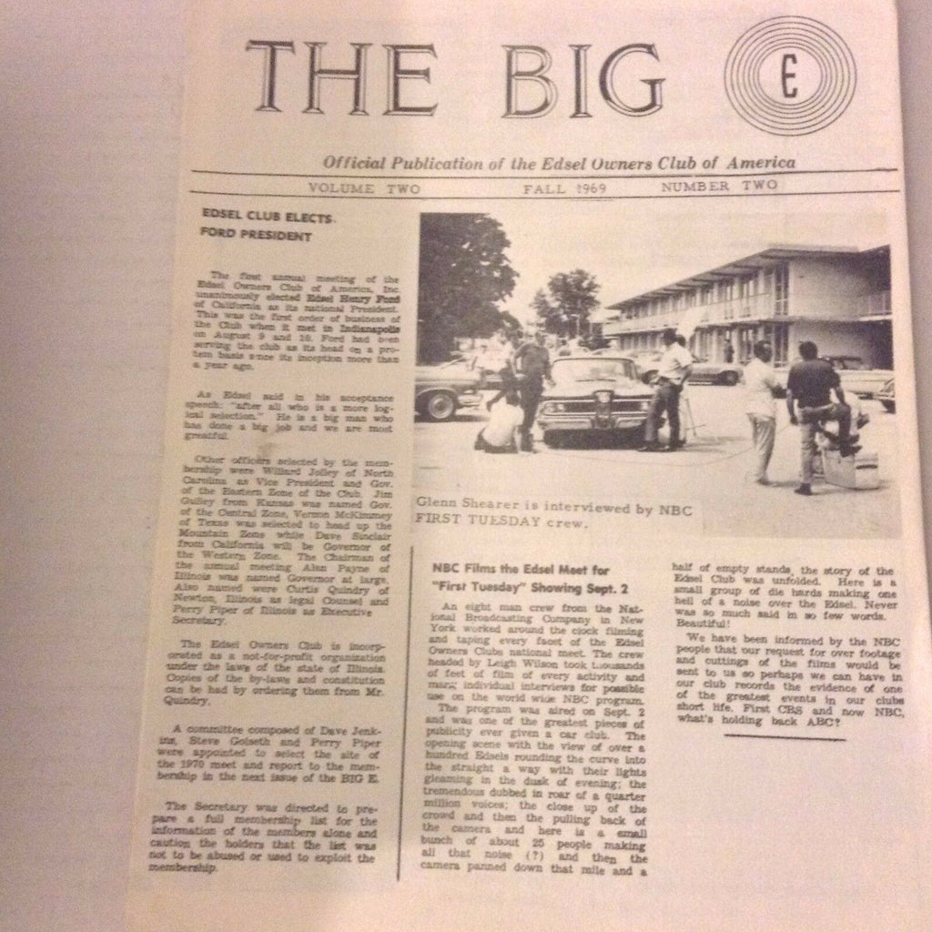 The Big Edsel Magazine Glenn Shearer Interview Fall 1969 060217nonrh