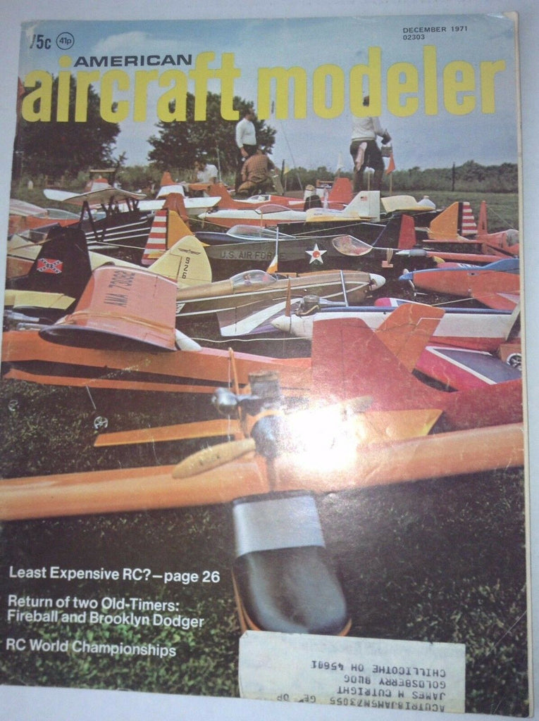 Aircraft Modeler Magazine Least Expensive RC December 1971 041717nonrh