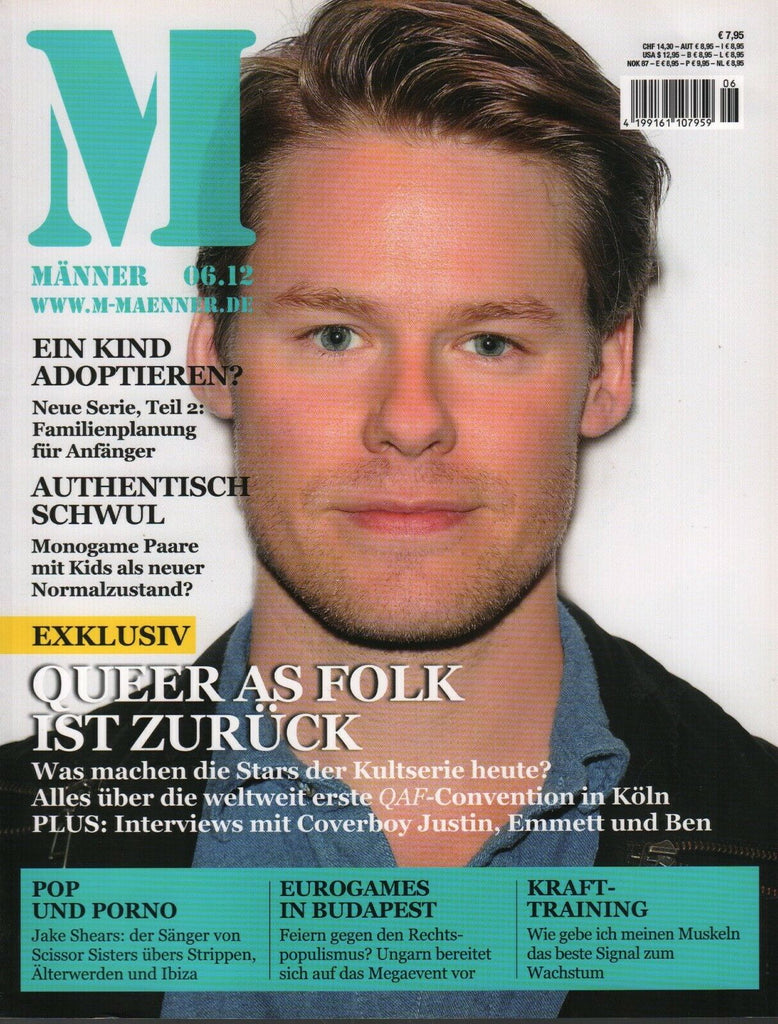 Manner German Gay Interest Magazine June 2012 Jake Shears 030420AME