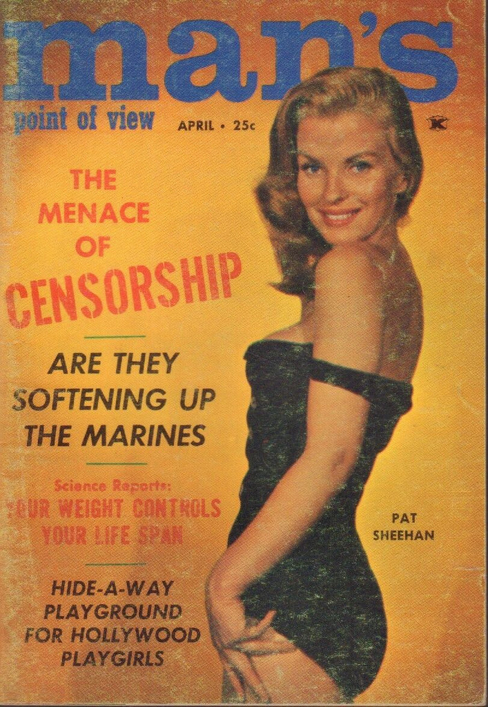 Men's Point of View April 1960 Pat Sheehan Cheesecake Pin Up 091318AME2