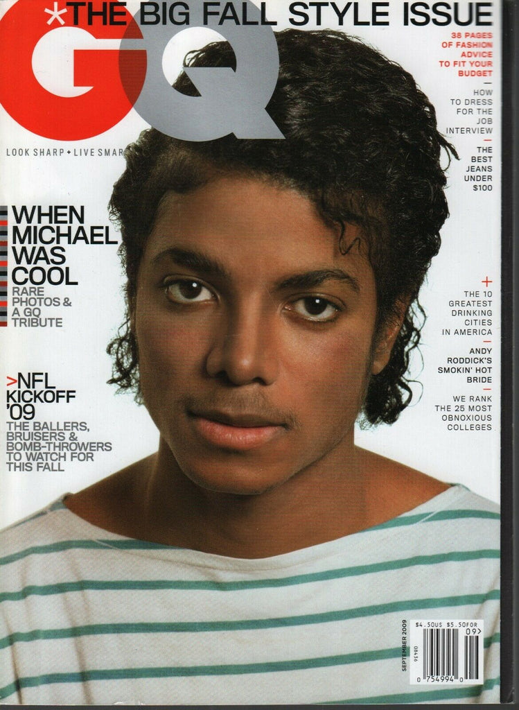 GQ Men's Magazine September 2009 Michael Jackson Andy Roddick 031120AME