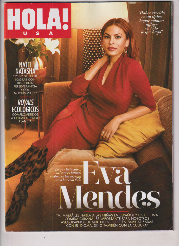 Hola! USA Mag Eva Mendes Natti Natasha December/January 2020 010320nonr
