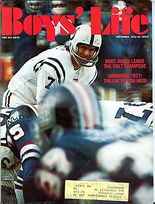 Boys' Life Magazine November 1976 Bert Jones EX 090116jhe