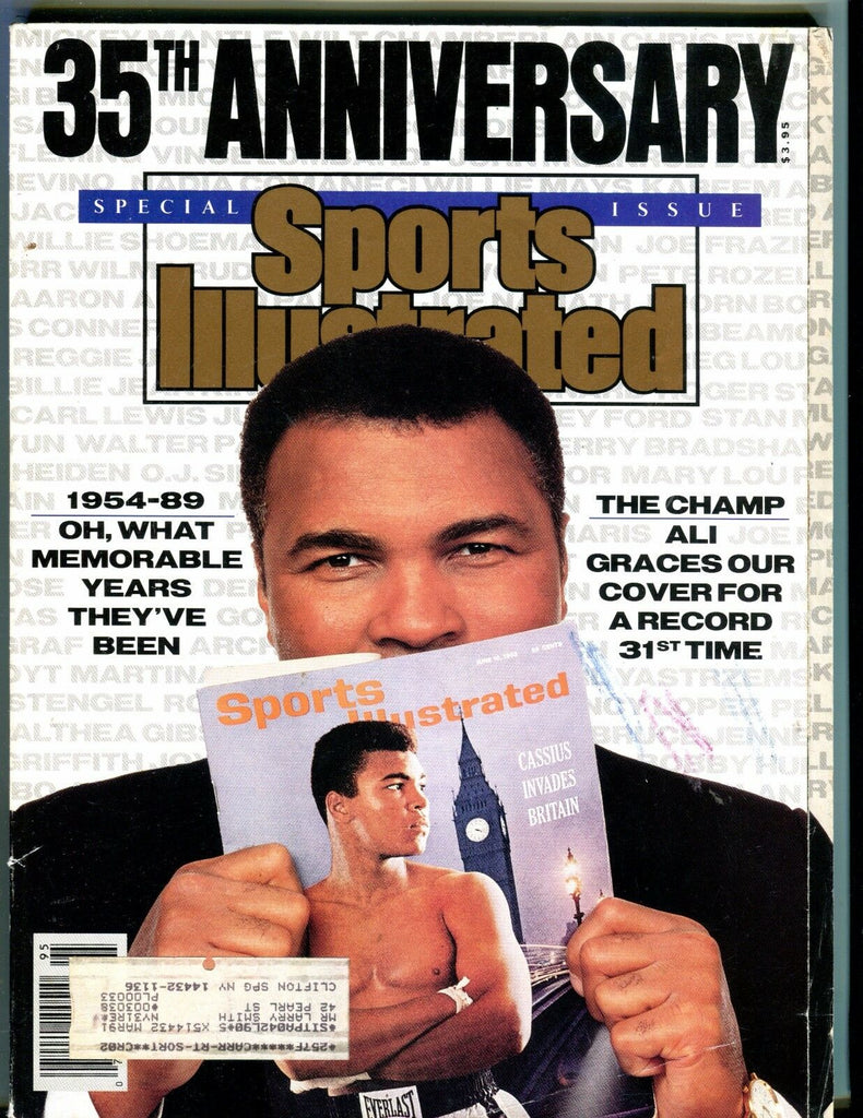 Sports Illustrated Magazine 35th Anniversary Muhammad Ali EX w/ML 051817nonjhe2
