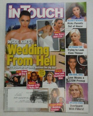 InTouch Magazine Kim Kardashian & Selena Gomez May 2014 051115R