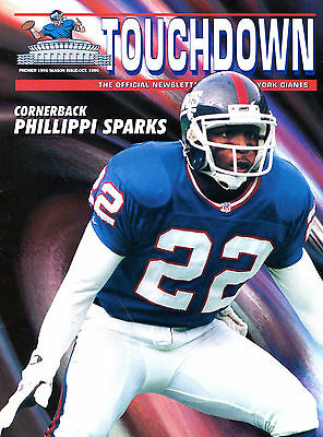 Touchdown Newsletter October 1996 Cornerback Phillippi Sparks EX 022516jhe