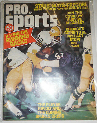 Pro Sports Magazine Roger Staubach And Willie Mays November 1972 092014R