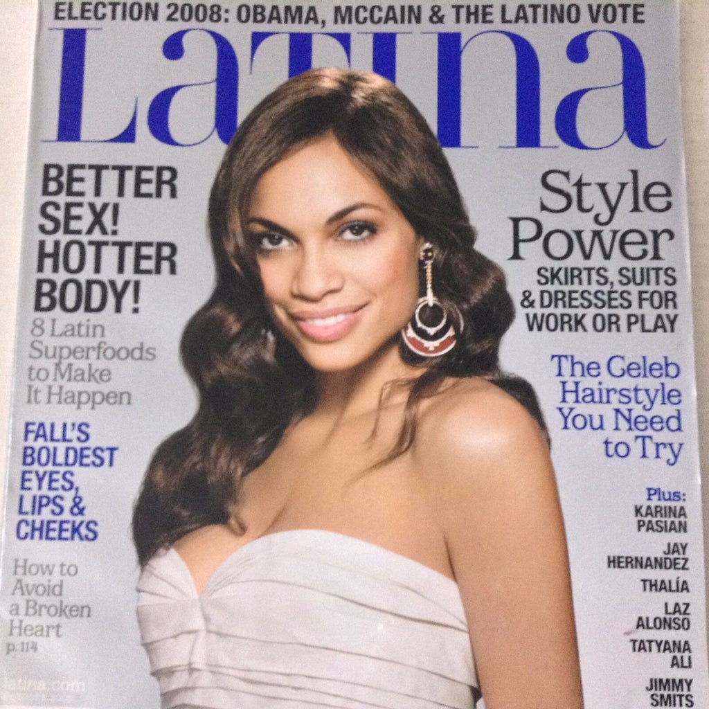 Latina Magazine Rosario Dawson Style Power October 2008 071717nonrh