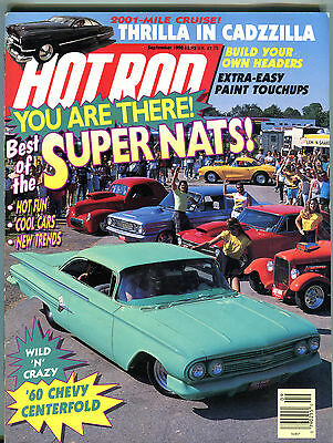 Hot Rod Magazine September 1990 Super Nats! Cadzzilla EX 021216jhe