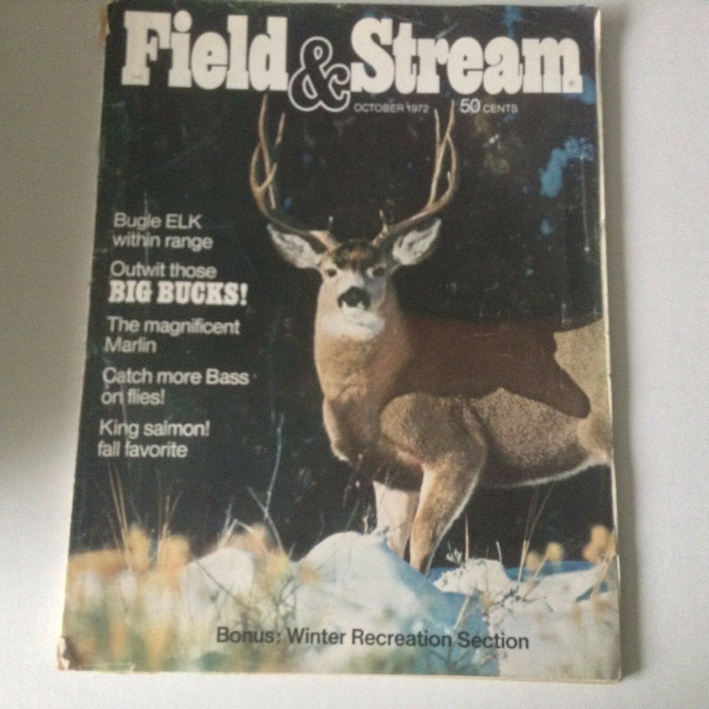 Field & Stream Magazine Winter Bugle Elk Range October 1972 060517nonrh