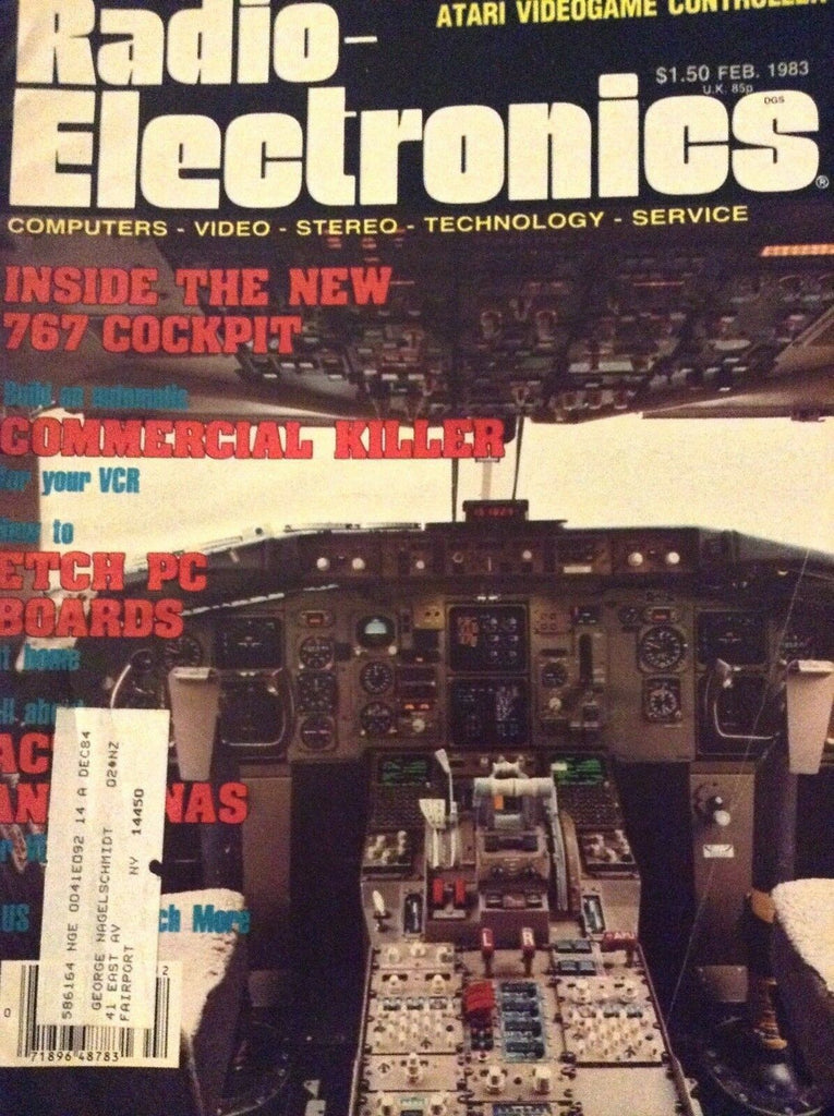 Radio Electronics Magazine Inside The 767 Cockpit February 1983 011019nonrh