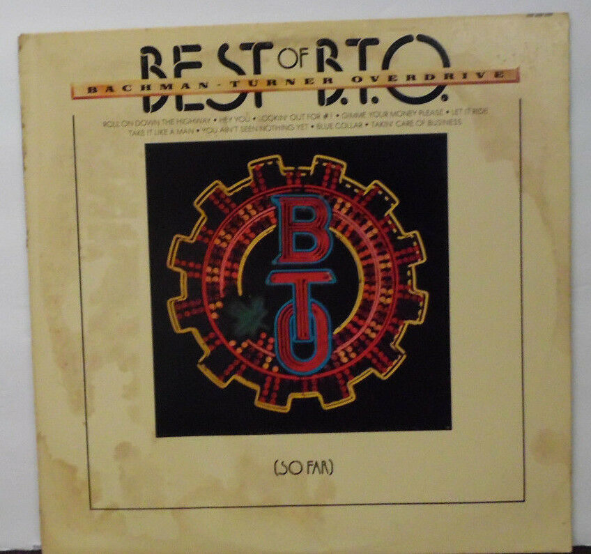 Best of BTO Bachman-Turner Overdrive vinyl SRM1-1101 062518LLE