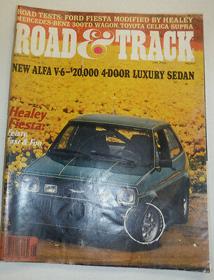 Road & Track Magazine New Alfa V-6 & Fiesta Mod August 1979 123014R2