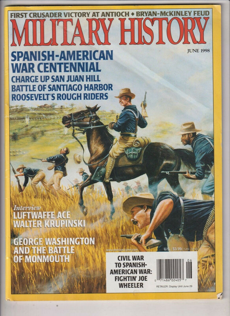 Military History Mag Spanish American War Centennial June 1998 032720nonrh