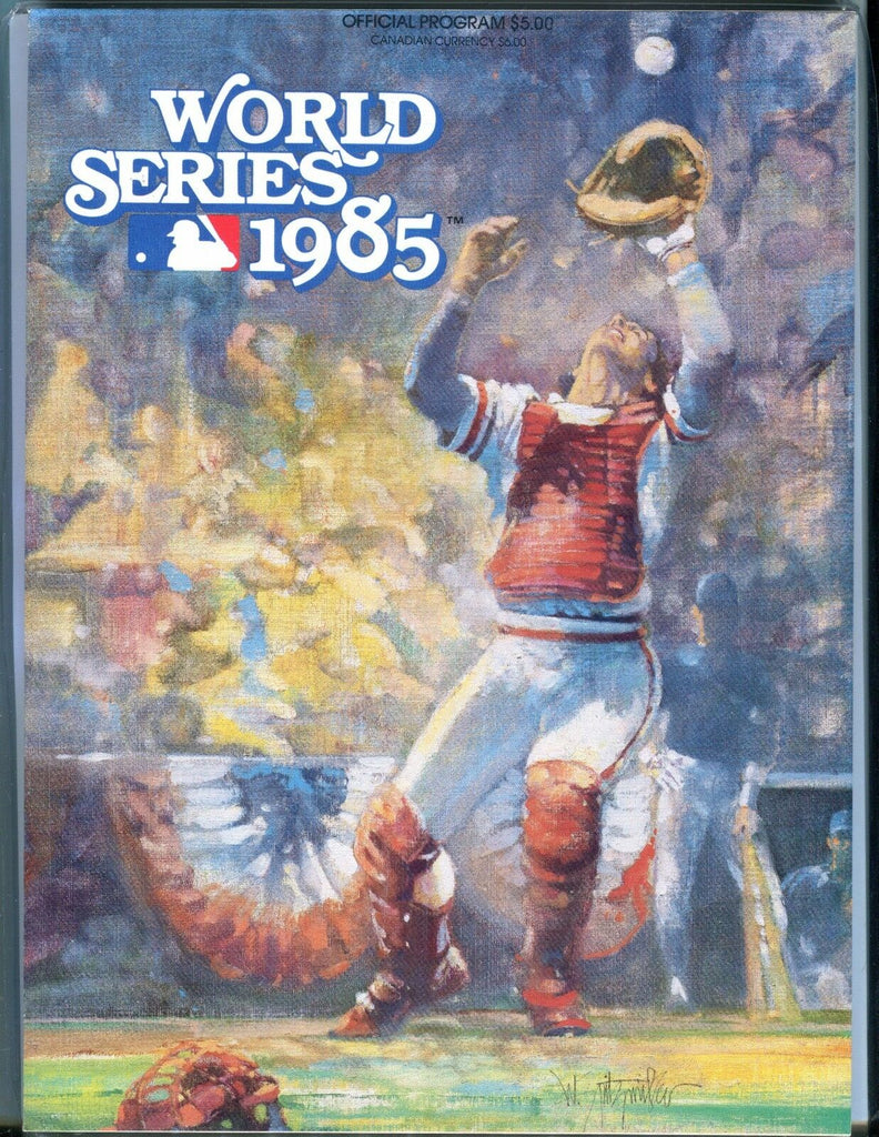 World Series 1985 Official Baseball Program EX 051717nonjhe