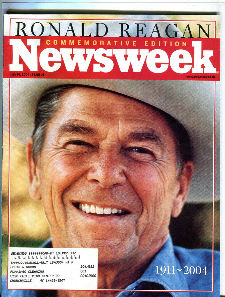 Newsweek Magazine June 14 2004 Ronald Reagan EX 082416jhe
