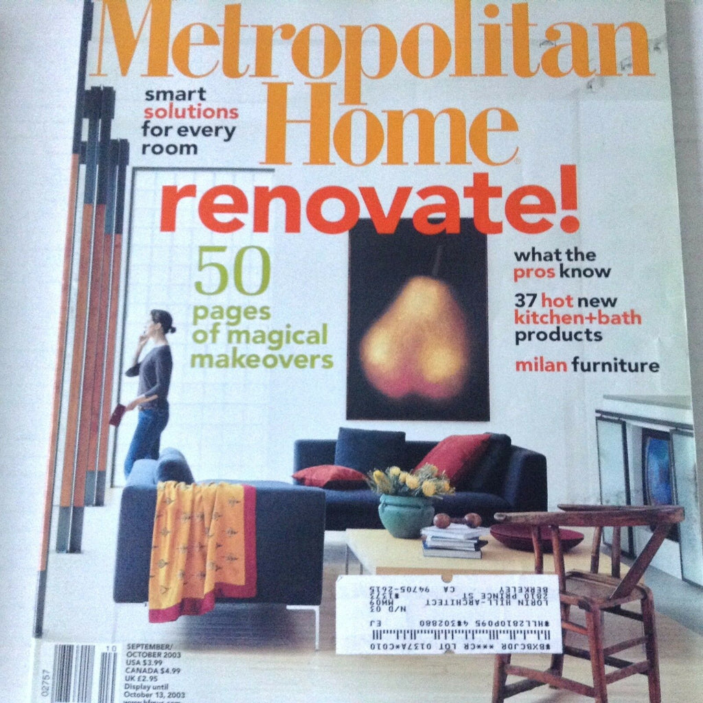 Metropolitan Home Magazine 50 Pages Of Renovations Sept/Oct 2003 071717nonrh