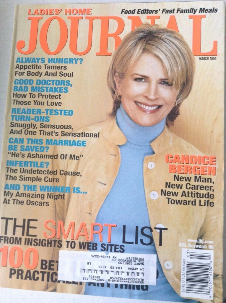 Ladies' Home Journal Magazine Candic e Bergen Smart List March 2000 051117nonrh2