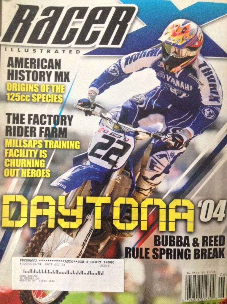 Racer X Illustrated Magazine Daytona '04 Bubba & Reed June 2004 121418nonrh