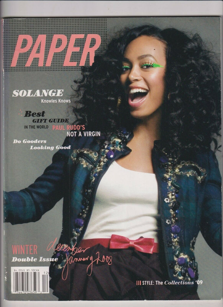 Paper Mag Solange Knowles December/January 2008 102519nonr