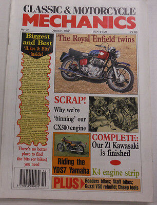 Motorcycle Mechanics Magazine The Royal Enfield Twins October 1992 012915R2