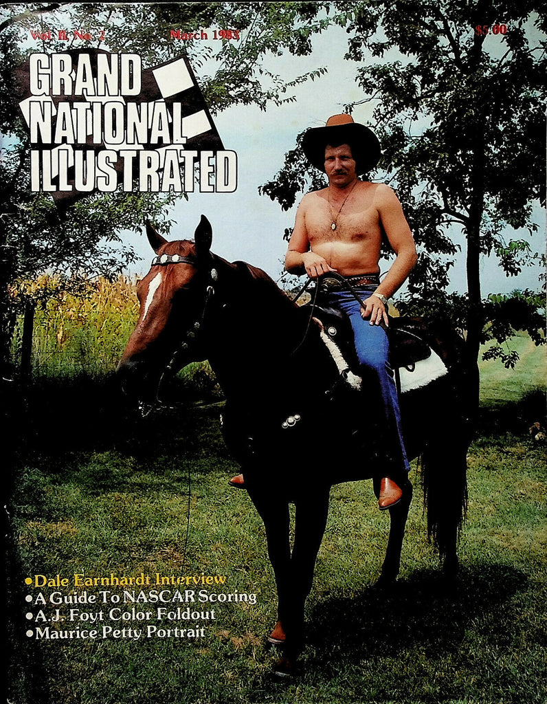 Grand National Illustrated March 1983 Dale Earnhardt Interview AJ Foyt 050420DBE