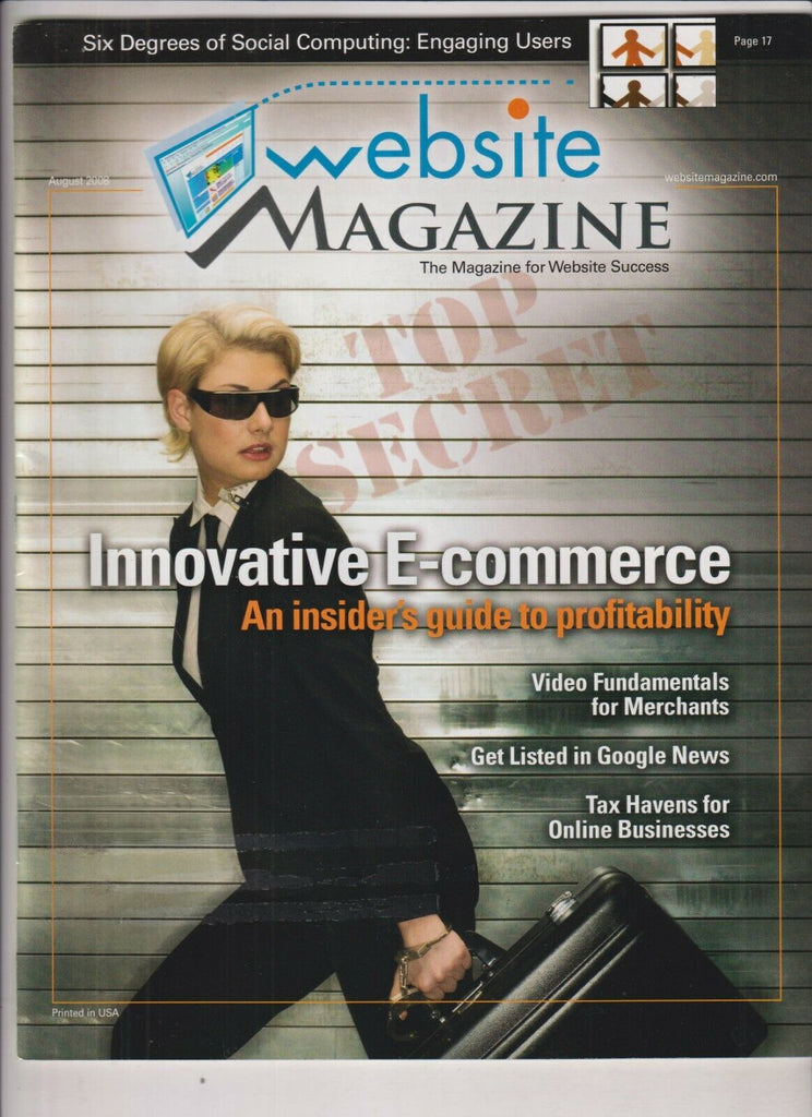 Website Magazine Innovative E-Commerce Insider's Guide August 2008 032720nonrh