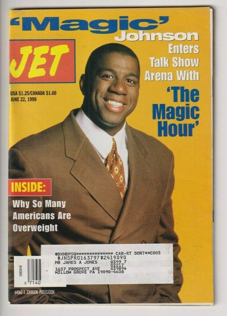 Jet Mag Magic Johnson The Magic Hour June 22, 1998 112619nonr