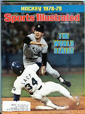 Sports Illustrated Magazine October 23 1978 The World Series EX 052616jhe