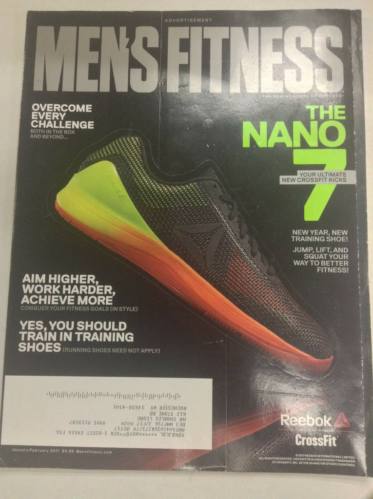 Men's Fitness Magazine Nano 7 January/February 2017 050417nonr