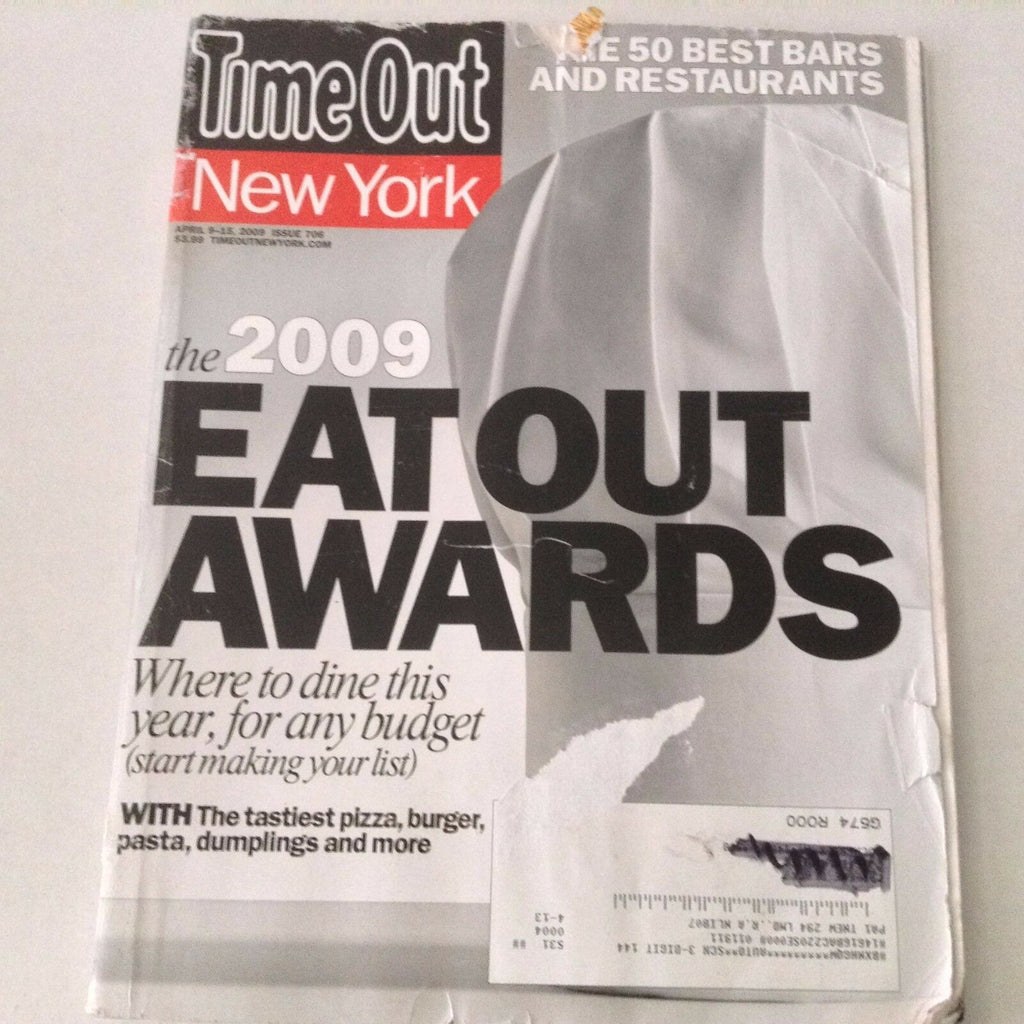 Time Out New York Magazine Eat Out Awards April 9-15, 2009 060517nonrh