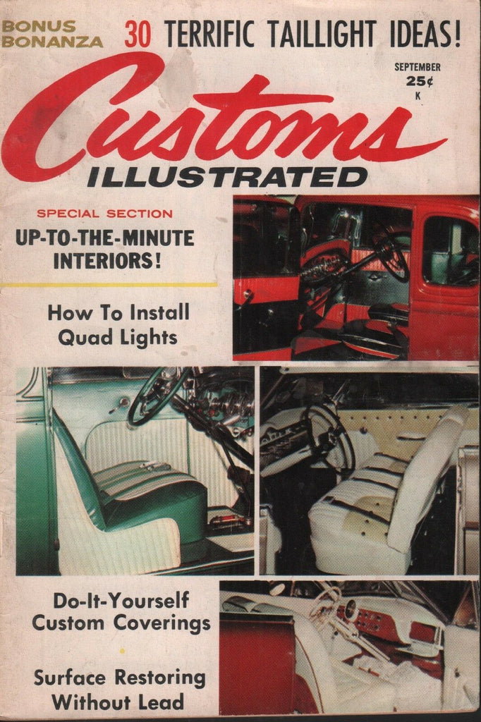 Custom Illustrated September 1959 Jerry Della Torre Bern Williams 082118DBE