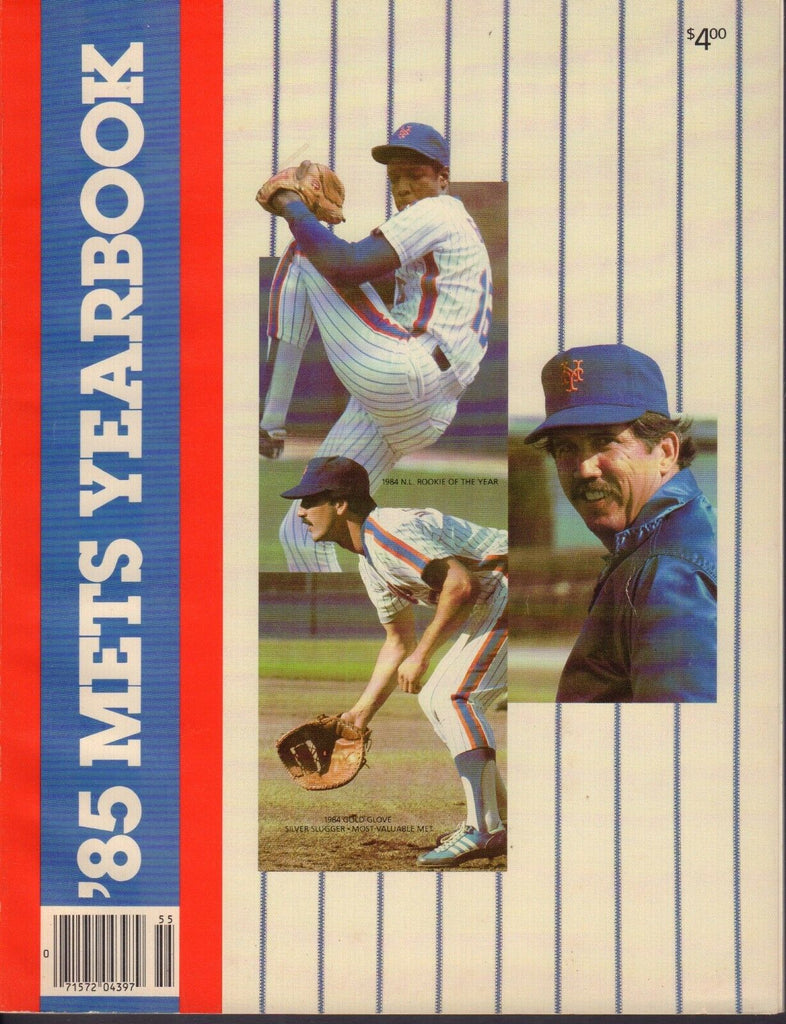 1985 New York Mets Yearbook Keith Hernandez 072917nonjhe