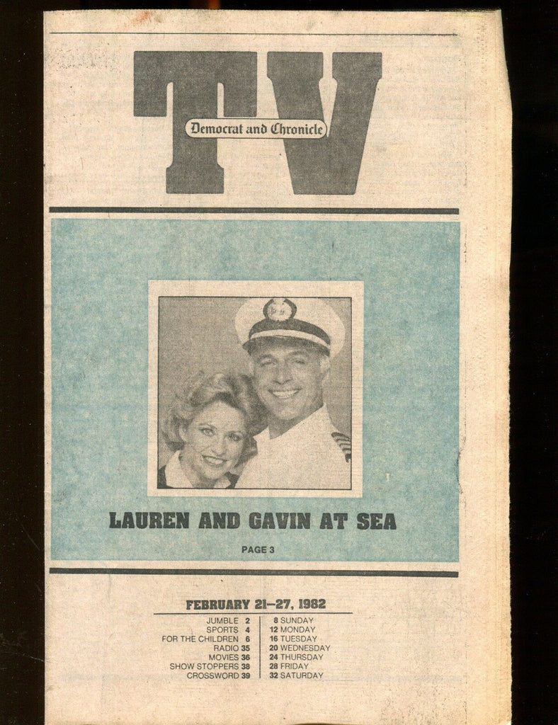 TV Democrat & Chronicle Feb. 21-27 1982 Love Boat EX 022317nonjhe
