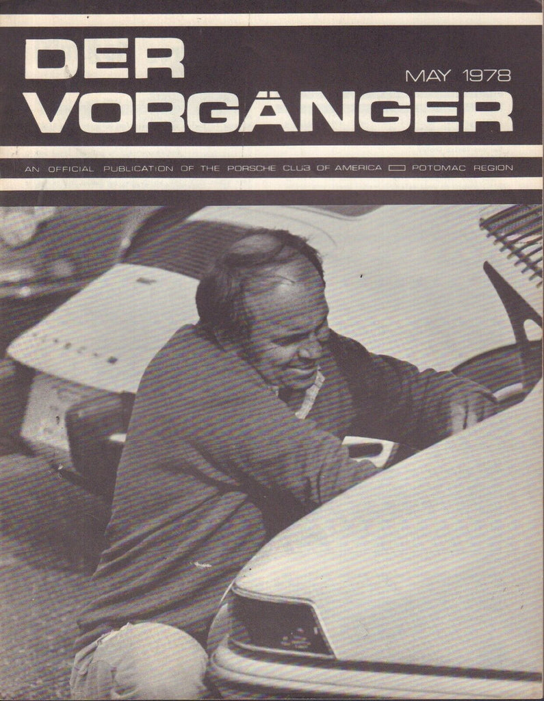Der Vorganger Vintage American Porsche Club Magazine May 1978 032917nonDBE
