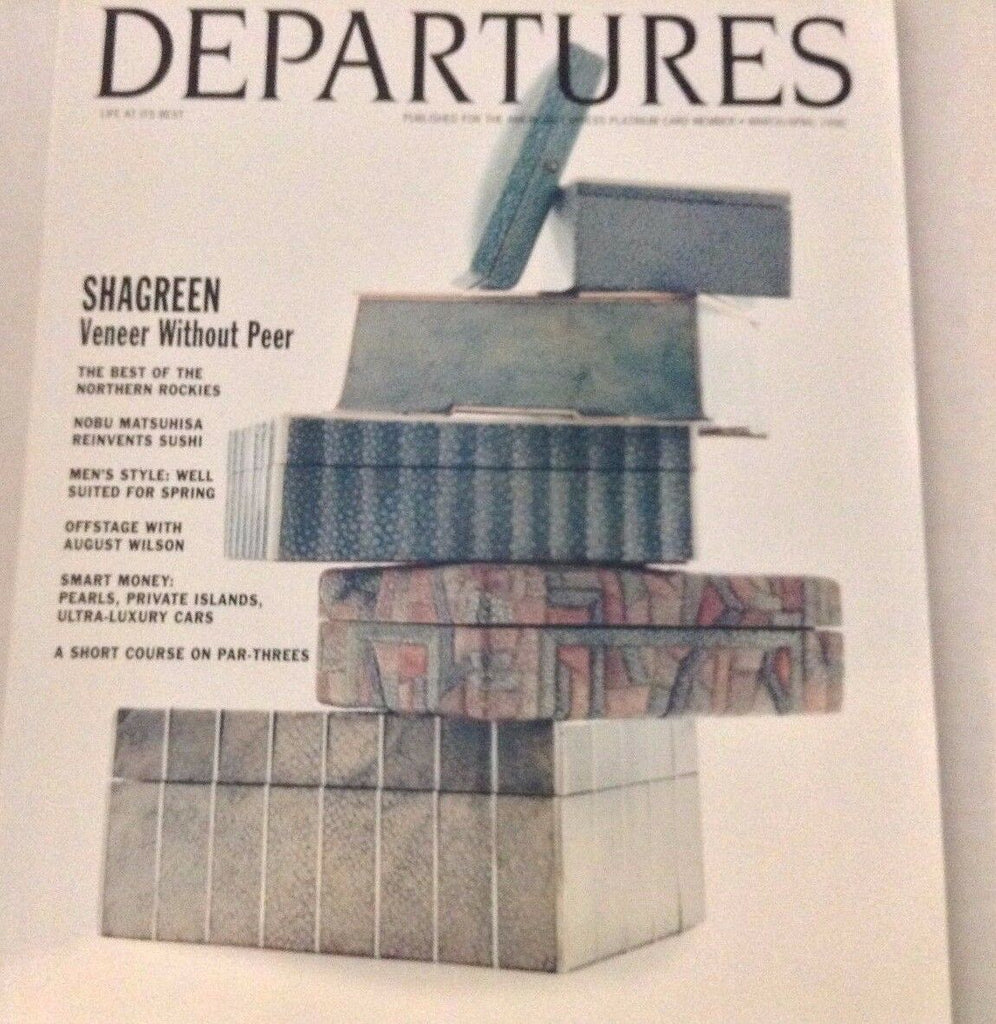 Departures Magazine Shagreen Veneer Without Peer March/April 1996 072717nonrh2