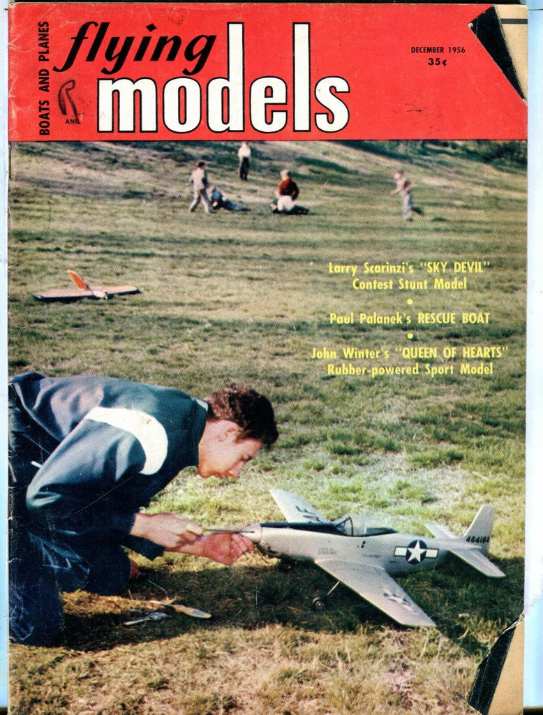 Flying Models Magazine December 1956 Larry Scarinzi GD No ML 041417nonjhe