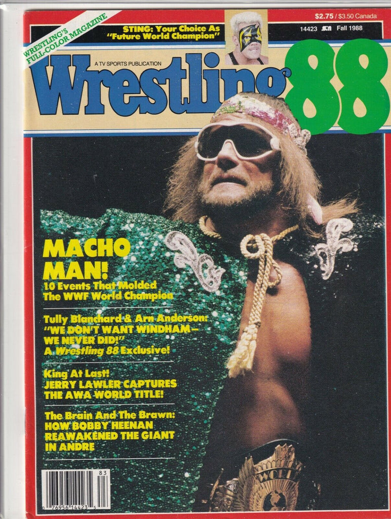 Wrestling Magazine Randy Savage Tully Blanchard Fall 1988 061819nonr