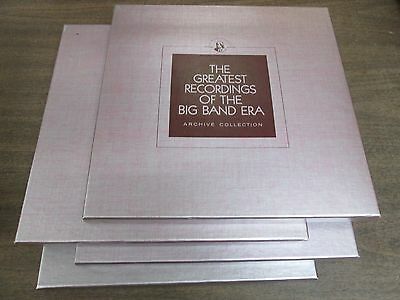 33 RPM Record Lot of 4 Box Sets, Greatest Recordings Big Band Era 042314ame
