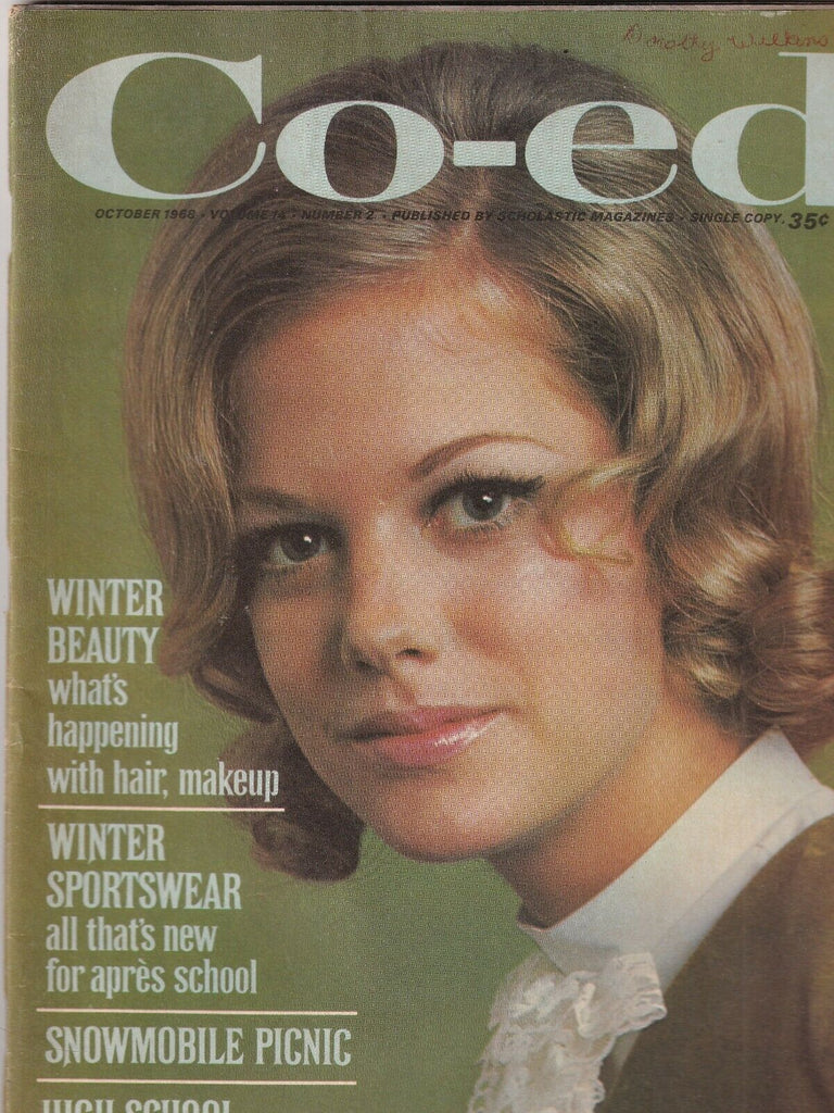 Co-Ed Magazine Winter Sportswear October 1968 082819nonr