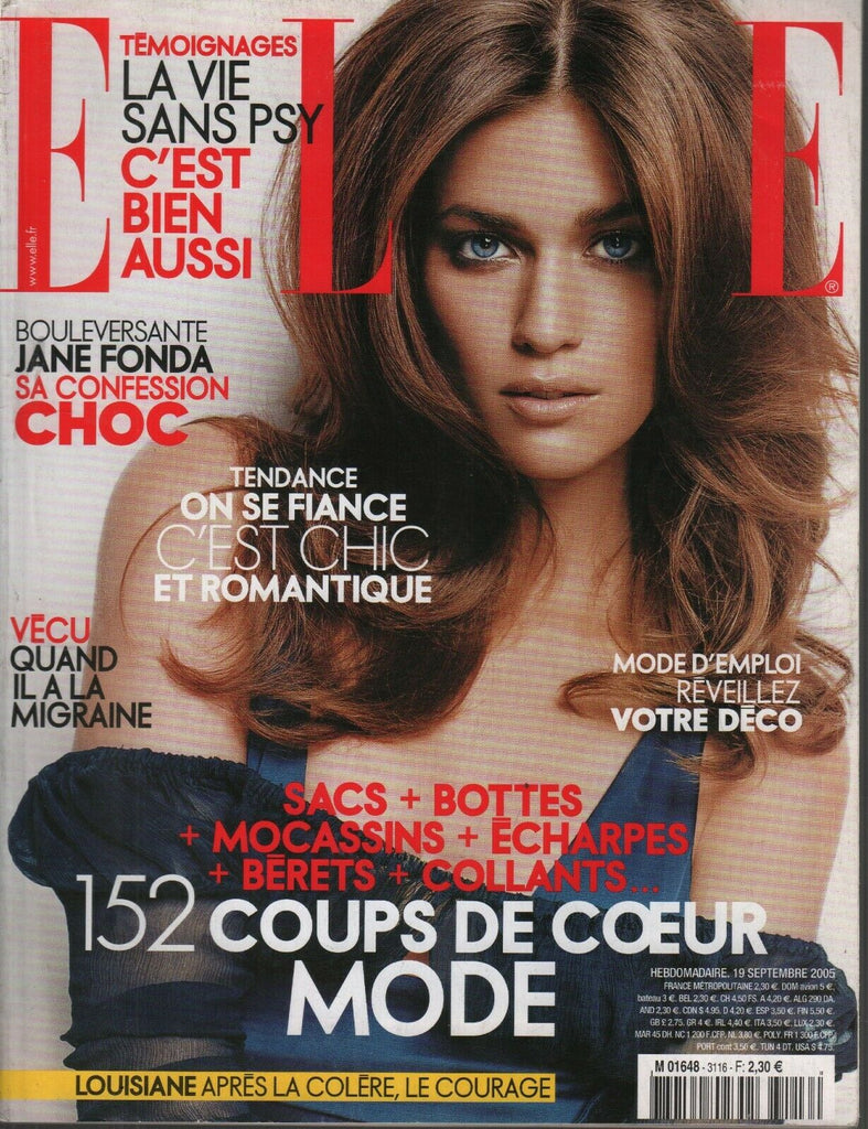 Elle French Fashion Magazine 19 Septembre 2005 Jane Fonda 091819AME